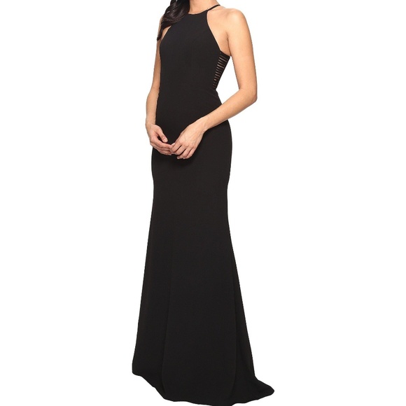 Faviana Dresses & Skirts - Faviana Black Stretch Crepe Formal Dress